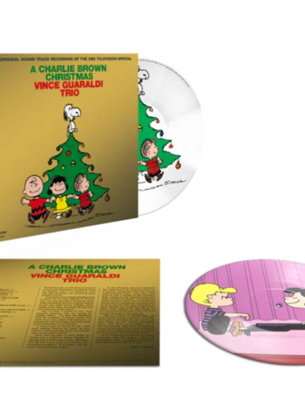 A Charlie Brown Christmas Picture Disc ~ Ltd Gold Foil Edition ~ New/Sealed!